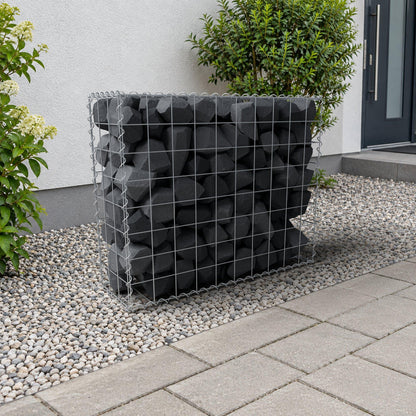 Gabion 100 cm x 80 cm x 30 cm (L x H x P), mailles 10 cm x 10 cm, spirale