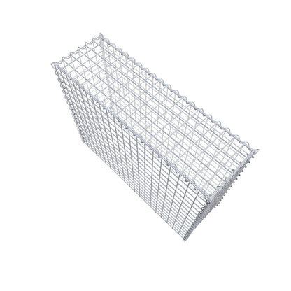 Påväxt gabion typ 3 100 cm x 80 cm x 30 cm (L x H x D), maskstorlek 5 cm x 5 cm, spiral