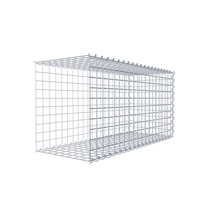 Add-on schanskorf type 2 100 cm x 50 cm x 40 cm (L x H x D), maaswijdte 5 cm x 5 cm, spiraalvormig