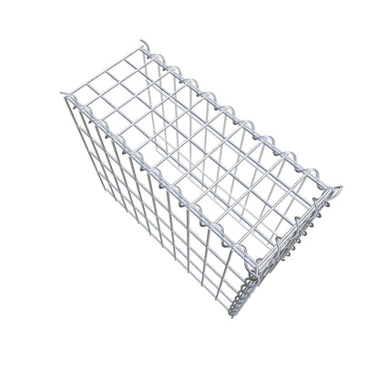 Gabion rapporté type 4 50 cm x 40 cm x 20 cm (L x H x P), mailles 5 cm x 10 cm, spirale