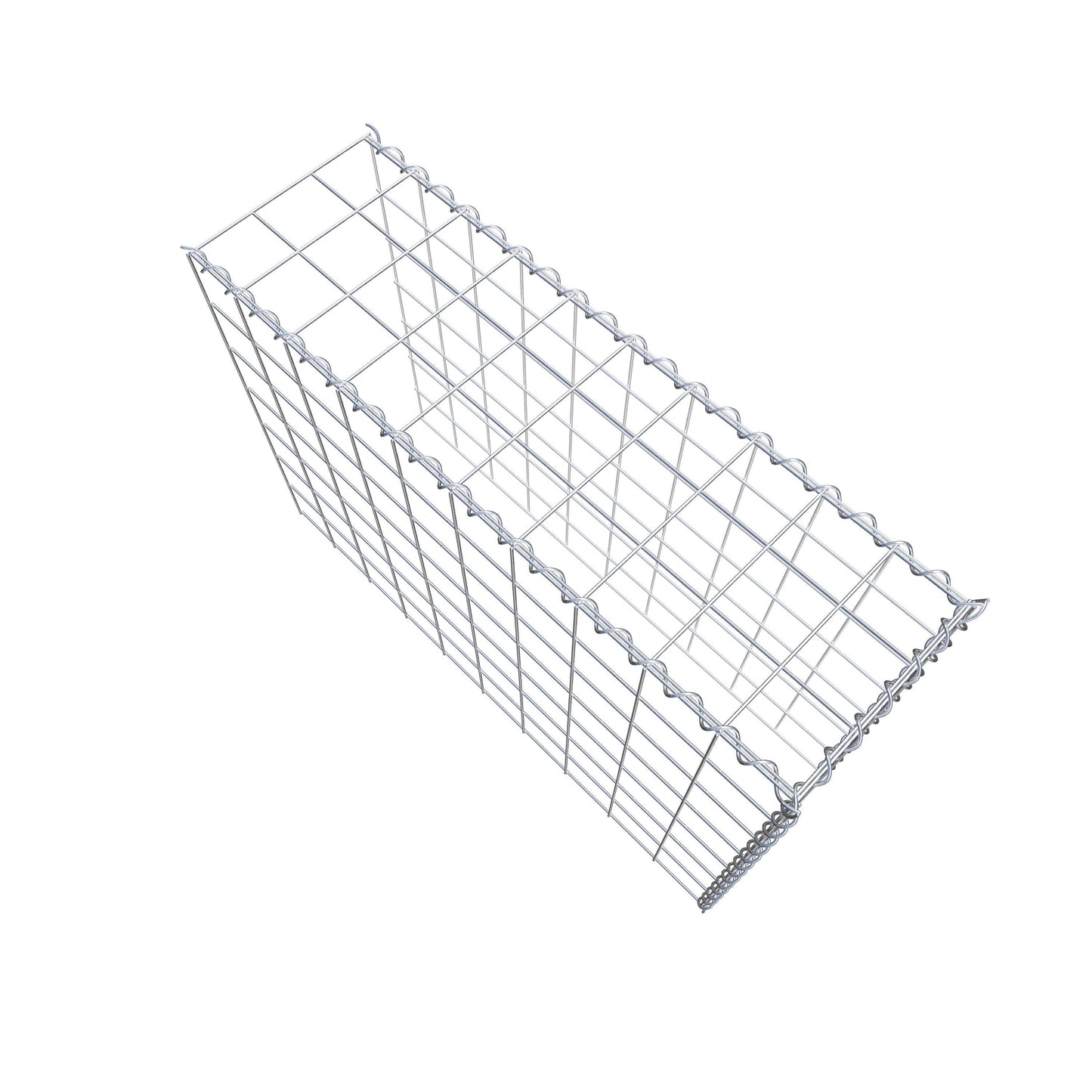 Anbaugabione Typ 4 100 cm x 70 cm x 30 cm (L x H x T), Maschenweite 10 cm x 10 cm, Spirale