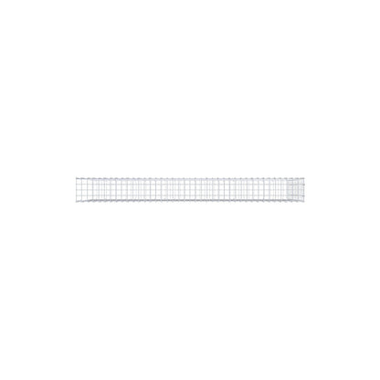 Fourche rapportée type 2 200 cm x 100 cm x 20 cm, maille 5 cm x 10 cm, anneau en C