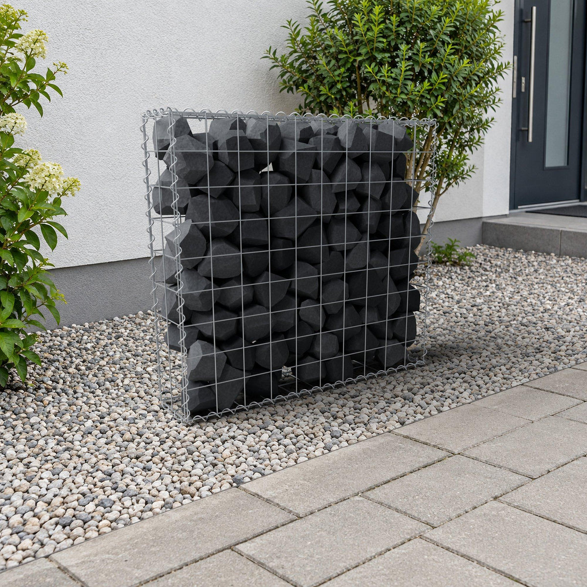 Gabbione 100 cm x 90 cm x 20 cm (L x H x P), maglia 10 cm x 10 cm, spirale