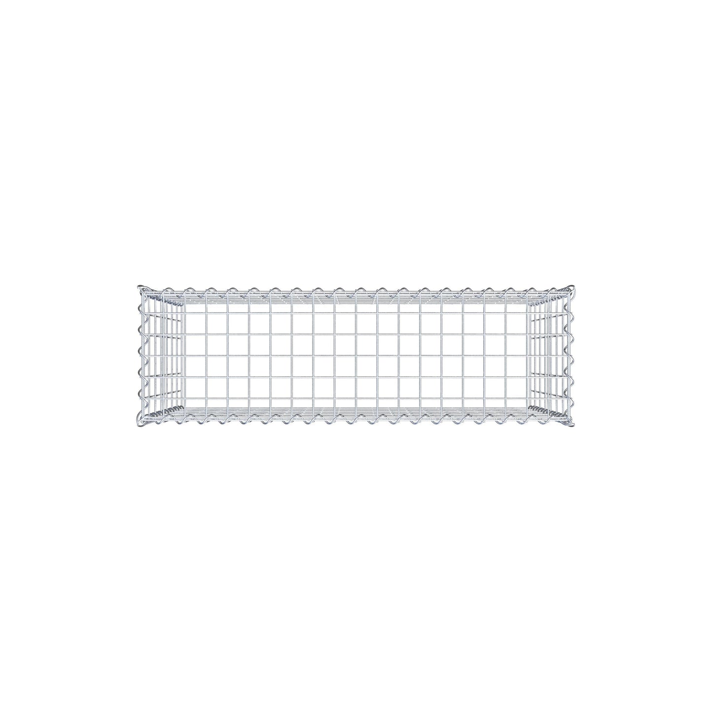 Gabião Tipo 3 100 cm x 70 cm x 30 cm (C x A x P), malhagem 5 cm x 10 cm, espiral