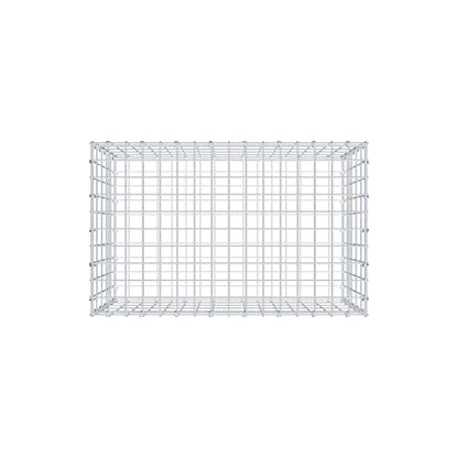 Gabion 80 cm x 50 cm x 50 cm (L x H x D), mesh size 5 cm x 10 cm, C-ring