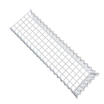 Udvokset gabion type 4 100 cm x 20 cm x 30 cm (L x H x D), maskestørrelse 5 cm x 5 cm, spiral
