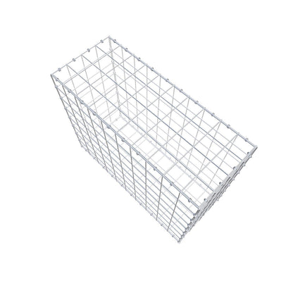 Gabbione 100 cm x 80 cm x 40 cm (L x H x P), maglia 10 x 10 cm, anello a spirale