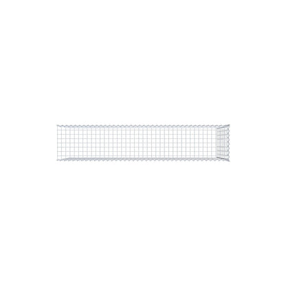 Gabião Tipo 4 200 cm x 100 cm x 40 cm (C x A x P), malhagem 5 cm x 10 cm, espiral