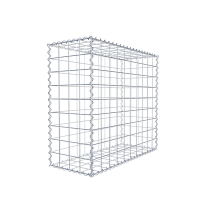 Gabion 100 cm x 90 cm x 40 cm (L x H x D), mesh size 10 cm x 10 cm, spiral