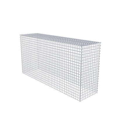 Anbaugabione Typ 3 200 cm x 100 cm x 50 cm (L x H x T), Maschenweite 5 cm x 5 cm, Spirale