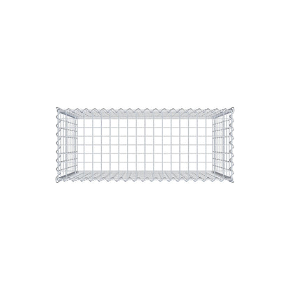 Gabbione aggiuntivo tipo 3 100 cm x 90 cm x 40 cm (L x H x P), maglia 5 cm x 10 cm, spirale
