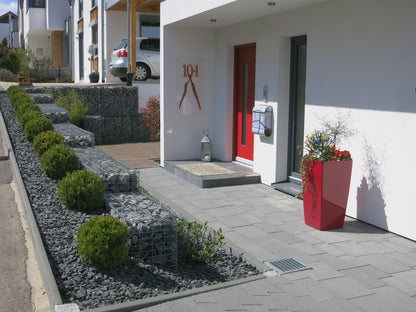 Gabião 100 cm x 30 cm x 30 cm (C x A x P), malhagem 5 cm x 10 cm, espiral