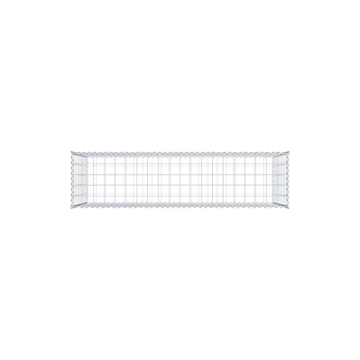 Gabione 200 cm x 100 cm x 50 cm (L x H x T), Maschenweite 10 cm x 10 cm, Spirale