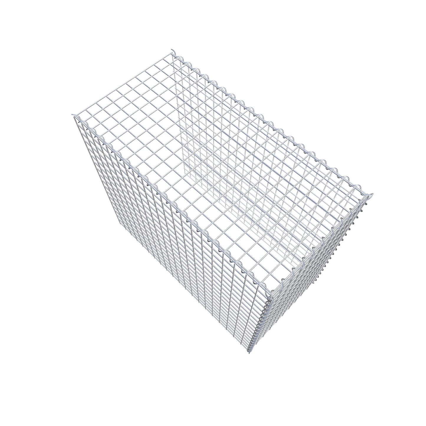Grown-on gabion type 4 100 cm x 90 cm x 50 cm (L x H x D), mesh size 5 cm x 5 cm, spiral