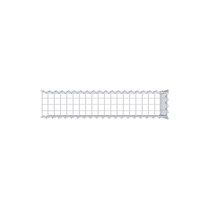 Opvokset gabion type 4 100 cm x 40 cm x 20 cm (L x H x D), maskestørrelse 5 cm x 5 cm, spiral