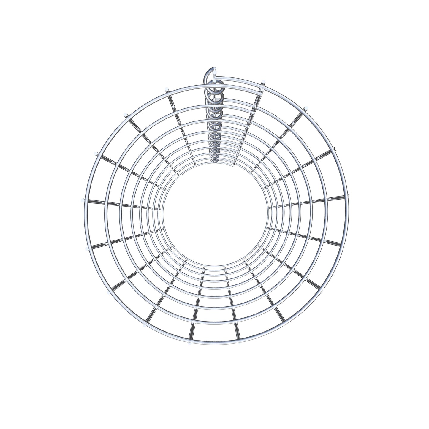 Colonne de gabion ronde 27 cm de diamètre, 80 cm de hauteur, maille 5 cm x 10 cm