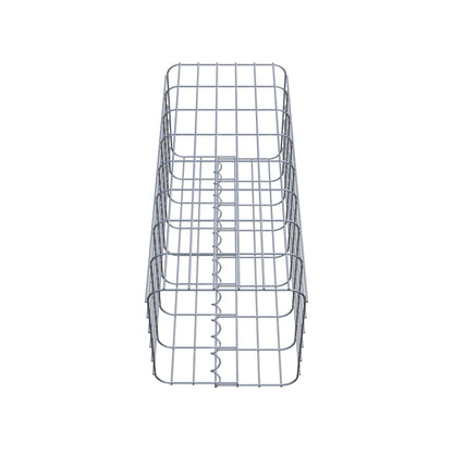 Columna de gaviones, angular 32 cm x 32 cm, 80 cm de altura, MW 5 cm x 10 cm