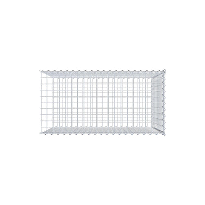 Grown-on gabion type 2 100 cm x 70 cm x 50 cm (L x H x D), mesh size 5 cm x 5 cm, spiral