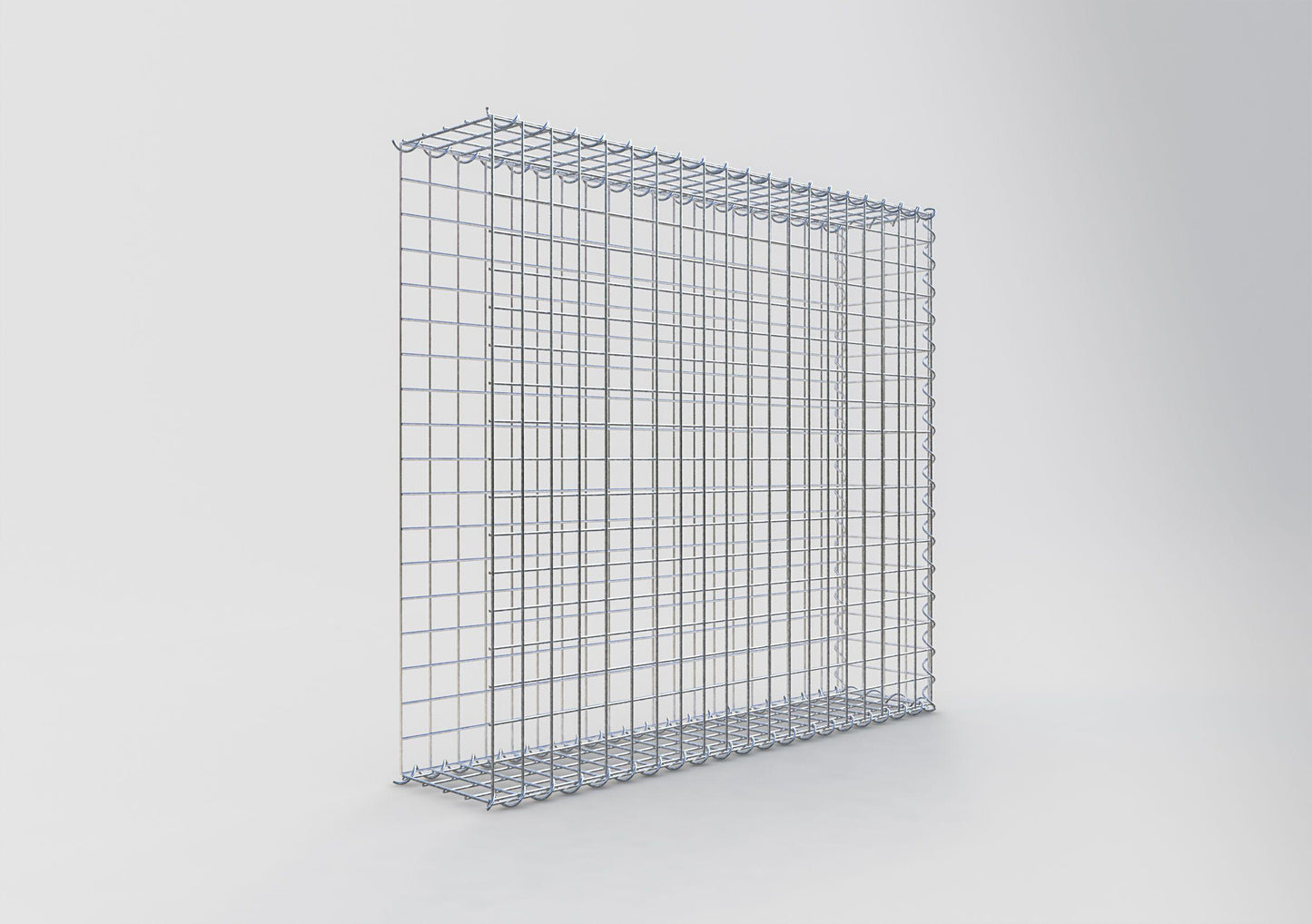 Gabbione aggiuntivo tipo 2 100 cm x 90 cm x 20 cm (L x H x P), maglia 5 cm x 5 cm, a spirale