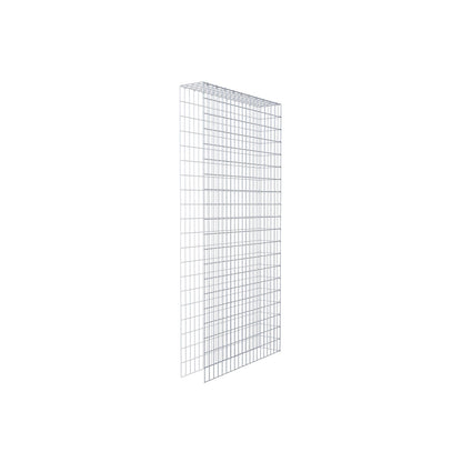 Extra gabion typ 4 200 cm x 100 cm x 20 cm (L x H x D), maskstorlek 5 cm x 10 cm, C-ring