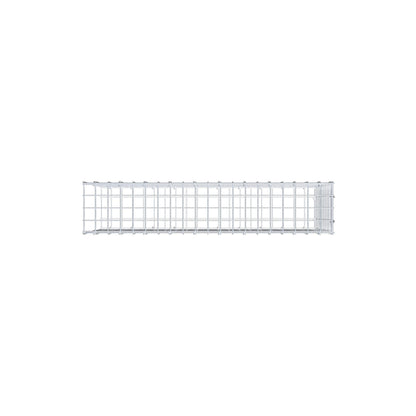 Gavión complementario de tipo 2 100 cm x 50 cm x 20 cm (largo x alto x fondo), malla 5 cm x 5 cm, anillo en C