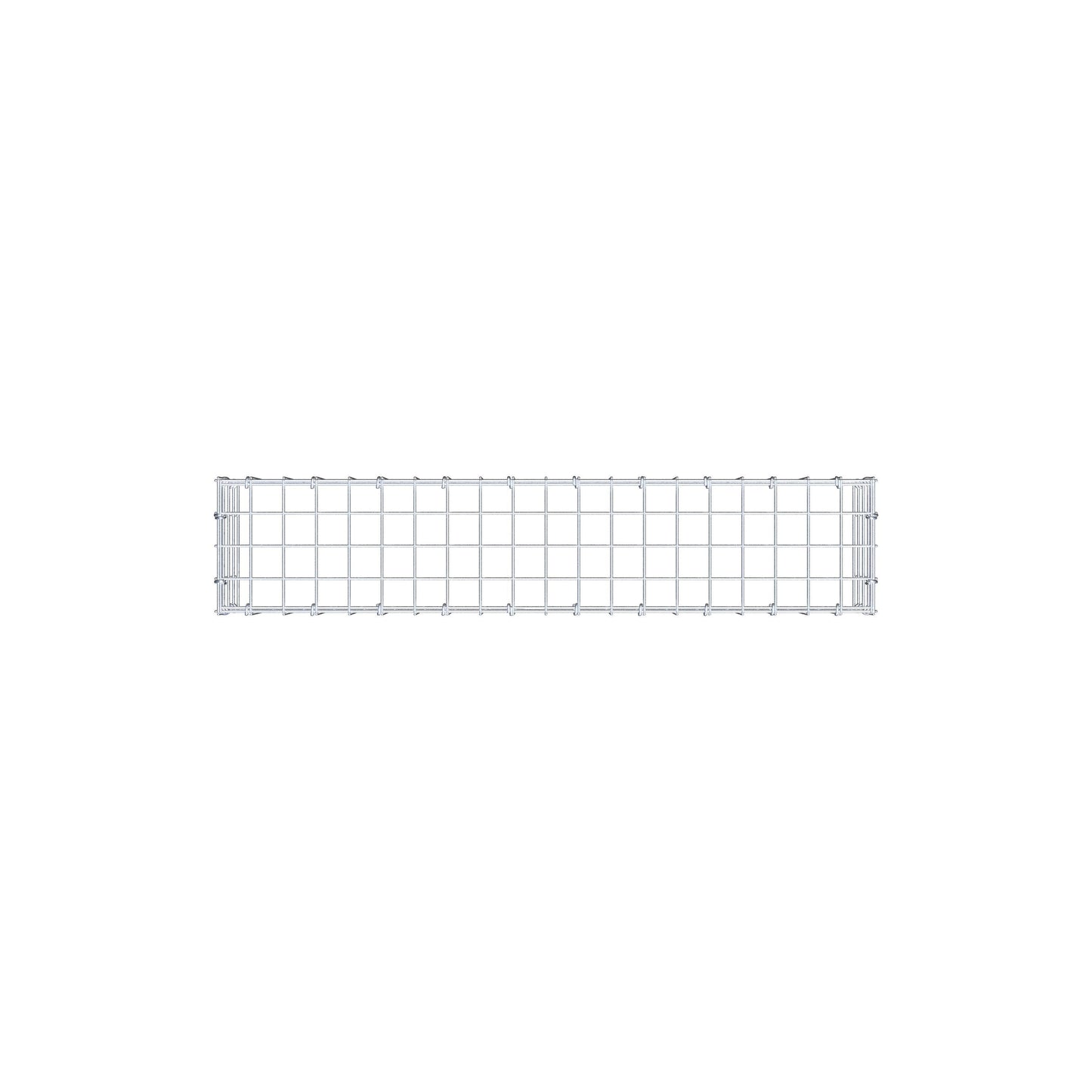 Gavión adicional tipo 3 100 cm x 20 cm x 20 cm (L x A x P), malla 5 cm x 5 cm, anillo en C
