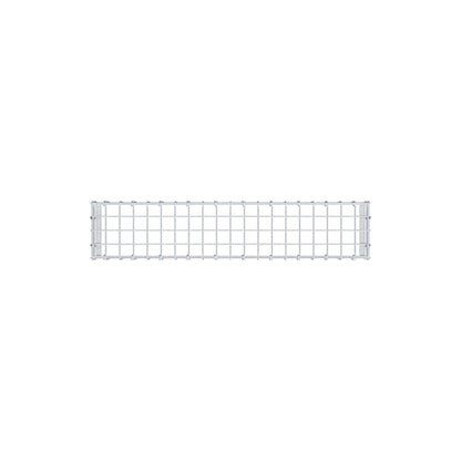 Gavión adicional tipo 3 100 cm x 20 cm x 20 cm (L x A x P), malla 5 cm x 5 cm, anillo en C