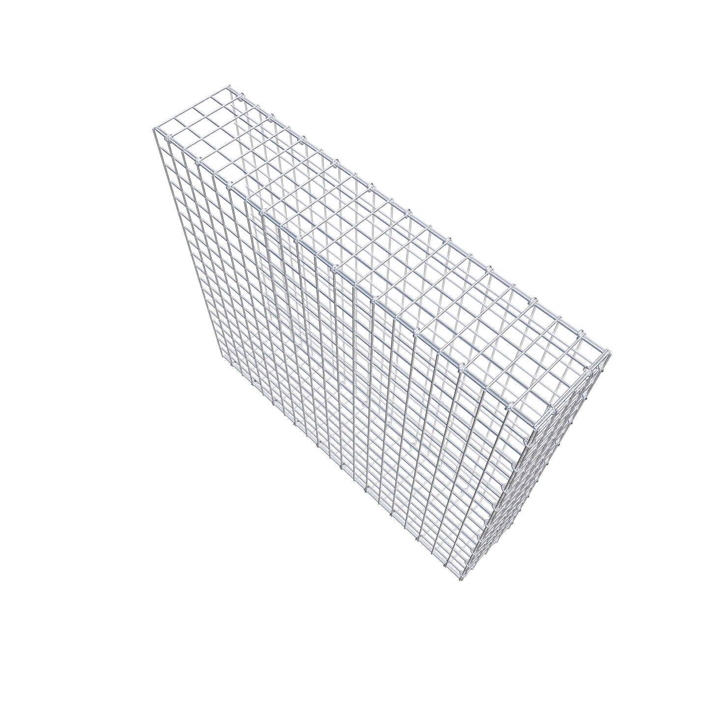 Anbaugabione Typ 2 100 cm x 90 cm x 20 cm (L x H x T), Maschenweite 5 cm x 5 cm, C-Ring