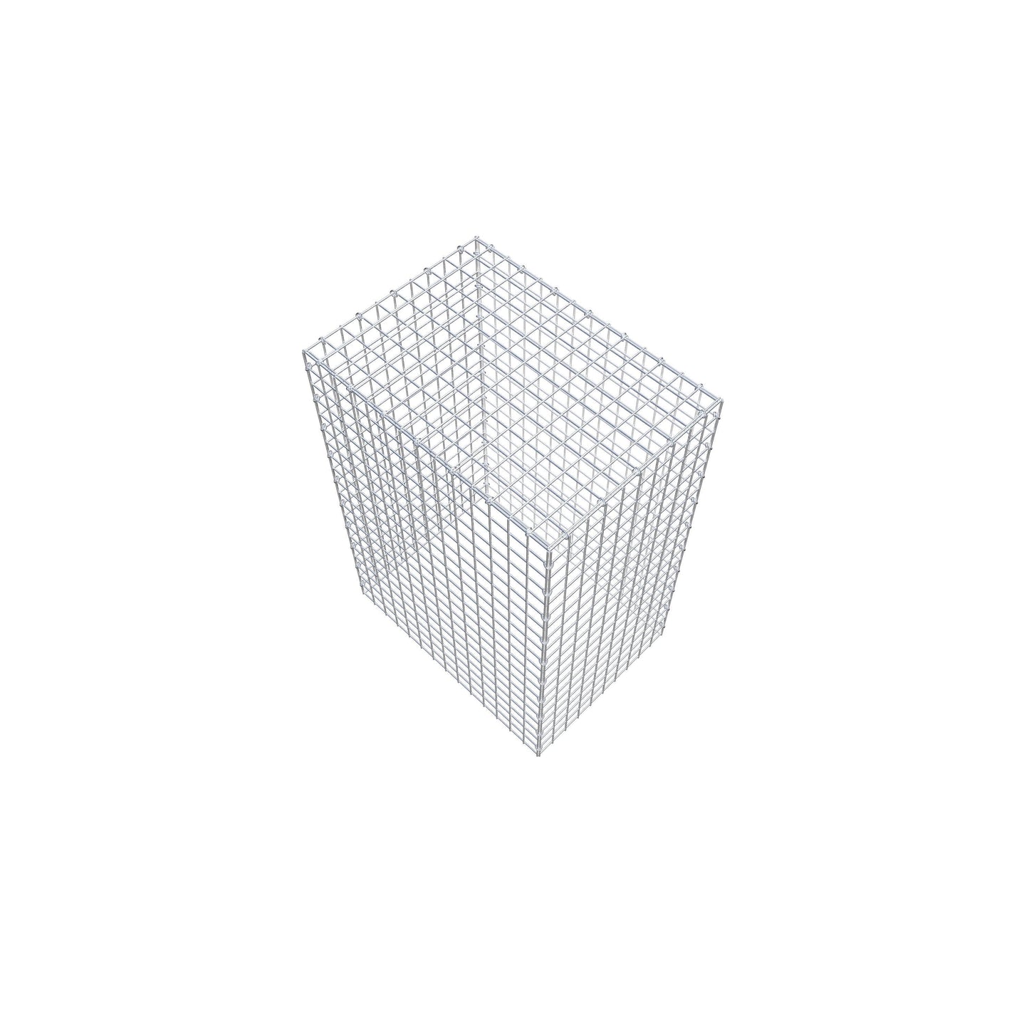 Type 3 oplegkorf 100 cm x 70 cm x 50 cm (L x H x D), maaswijdte 5 cm x 5 cm, C-ring