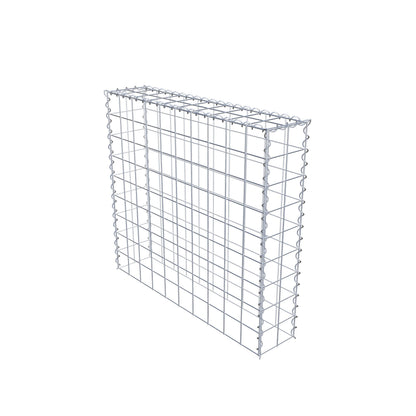 Gabbione aggiuntivo tipo 3 100 cm x 90 cm x 20 cm (L x H x P), maglia 10 cm x 10 cm, spirale