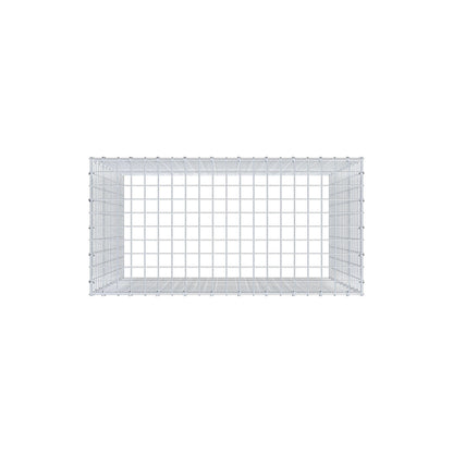 Gabião Tipo 3 100 cm x 100 cm x 50 cm (C x A x P), malhagem 5 cm x 5 cm, anel C
