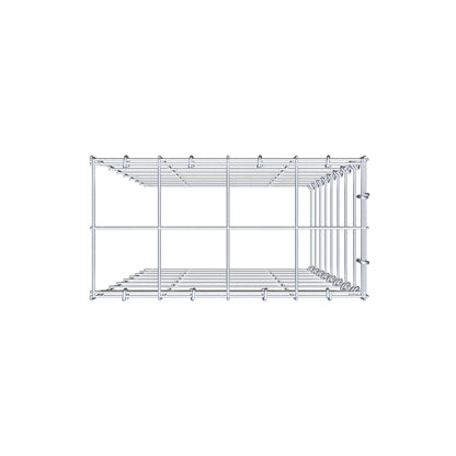 Pile aggiuntivo tipo 4 80 cm x 40 cm x 20 cm (L x H x P), maglia 10 cm x 10 cm, anello a C