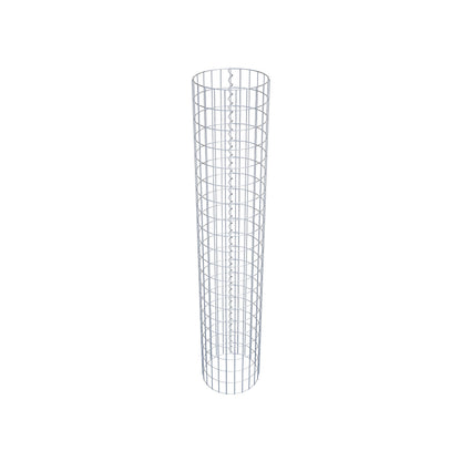 Colonna gabbionata rotonda 37 cm di diametro, 200 cm di altezza, maglia 5 cm x 10 cm