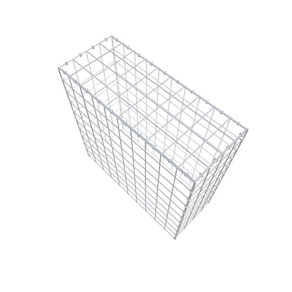 Mounted gabion type 3 100 cm x 100 cm x 40 cm (L x H x D), mesh size 10 cm x 10 cm, C-ring