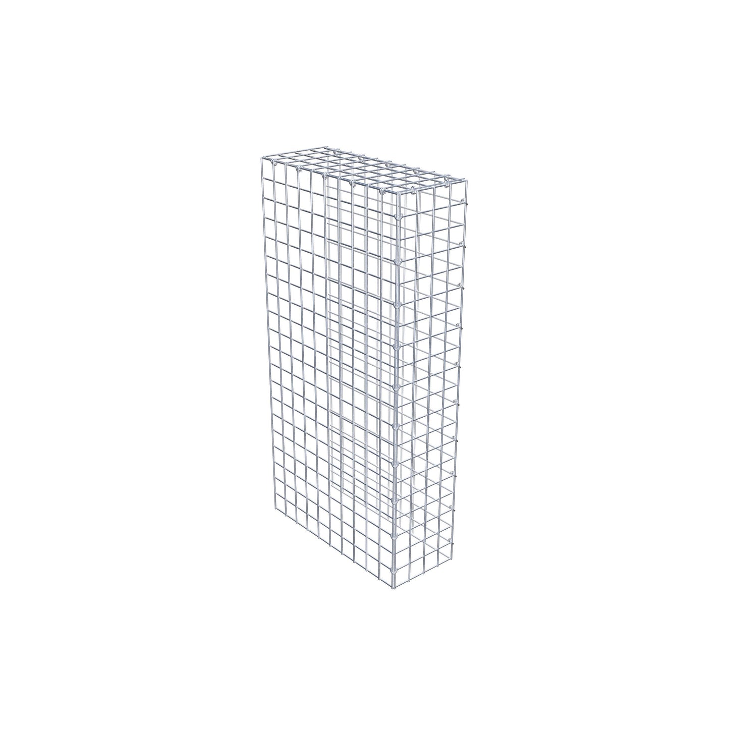 Anbaugabione Typ 4 100 cm x 50 cm x 20 cm (L x H x T), Maschenweite 5 cm x 5 cm, C-Ring