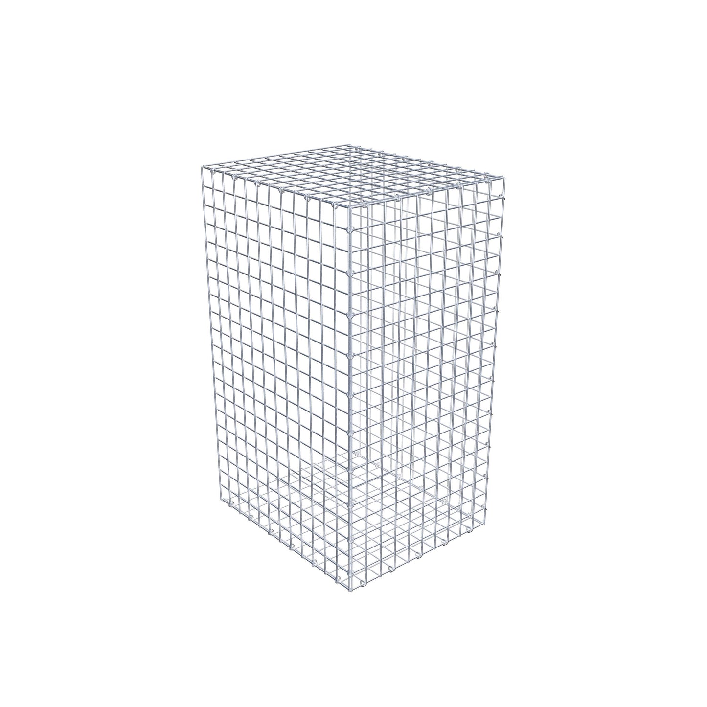 Gabião Tipo 2 100 cm x 60 cm x 50 cm (C x A x P), malhagem 5 cm x 5 cm, anel C
