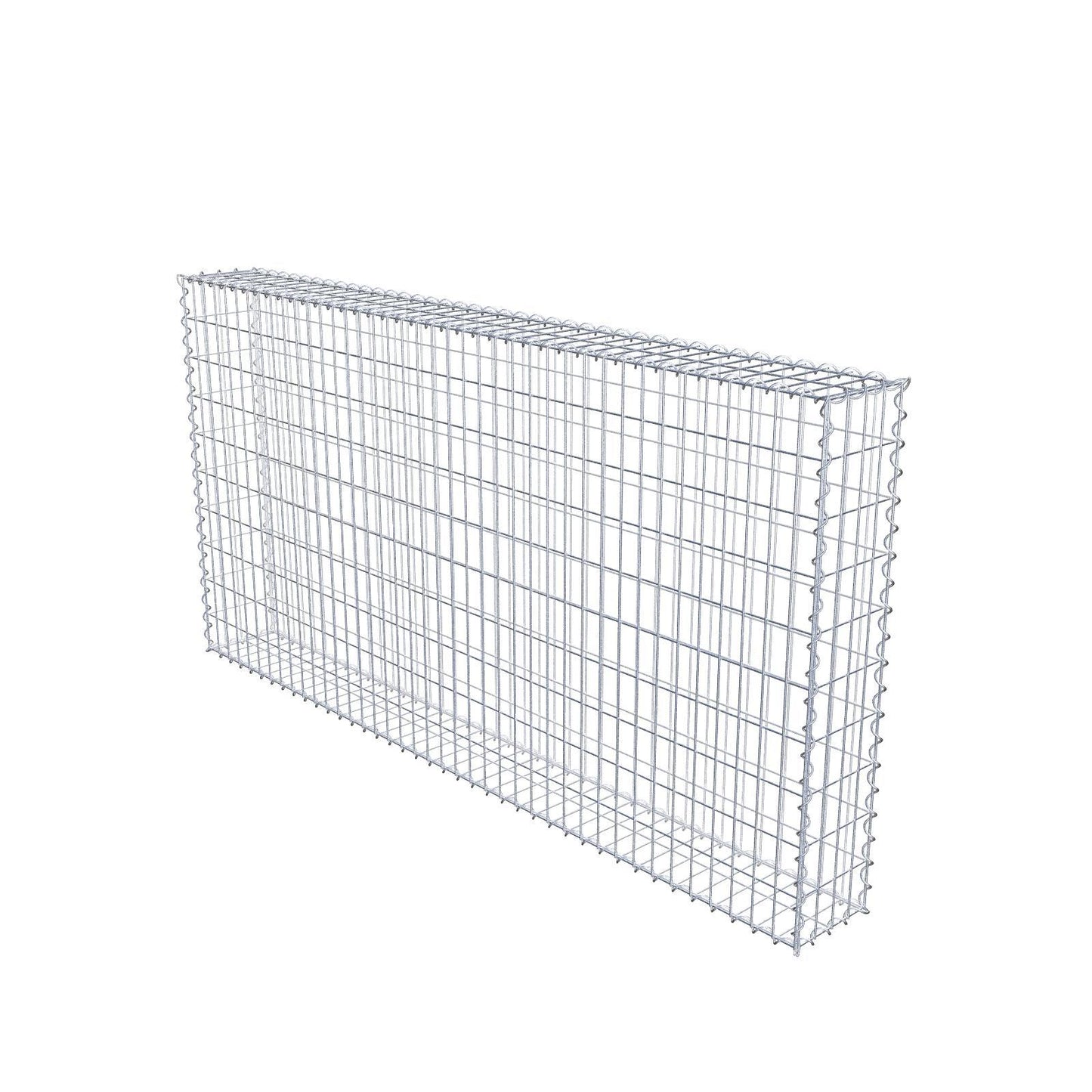 Gabion 200 cm x 100 cm x 20 cm (L x H x D), maskstorlek 5 cm x 10 cm, spiral