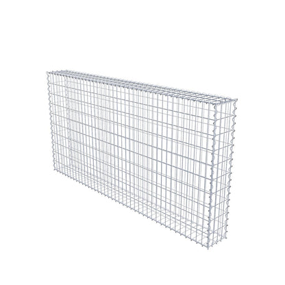 Gabion 200 cm x 100 cm x 20 cm (L x H x D), maskstorlek 5 cm x 10 cm, spiral