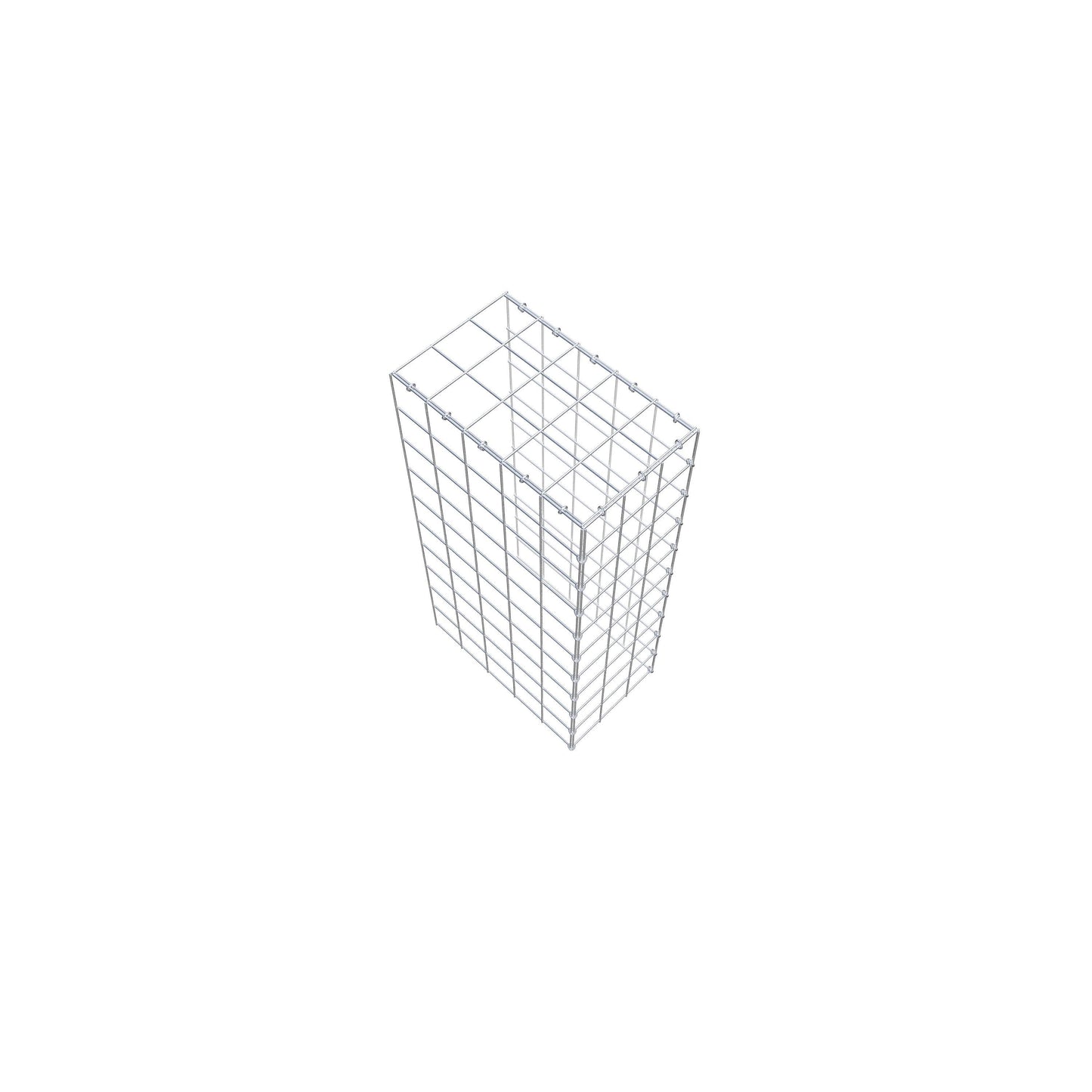 Gabião Tipo 4 100 cm x 50 cm x 30 cm (C x A x P), malhagem 10 cm x 10 cm, anel C