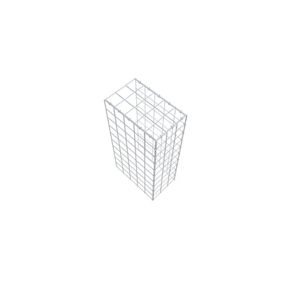 Gabião Tipo 4 100 cm x 50 cm x 30 cm (C x A x P), malhagem 10 cm x 10 cm, anel C