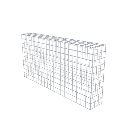 Fourche rapportée type 3 200 cm x 100 cm x 30 cm (L x H x P), mailles 10 cm x 10 cm, anneau en C