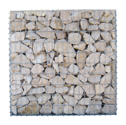 Gabião 100 cm x 100 cm x 30 cm (C x A x P), malhagem 5 cm x 10 cm, anel C