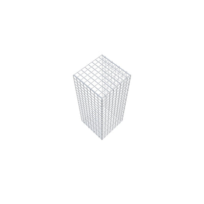 Gabião Tipo 2 100 cm x 40 cm x 40 cm (C x A x P), malhagem 5 cm x 5 cm, anel C
