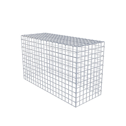 Gabbione aggiuntivo di tipo 3 100 cm x 60 cm x 40 cm (L x H x P), maglia 5 cm x 5 cm, anello a C