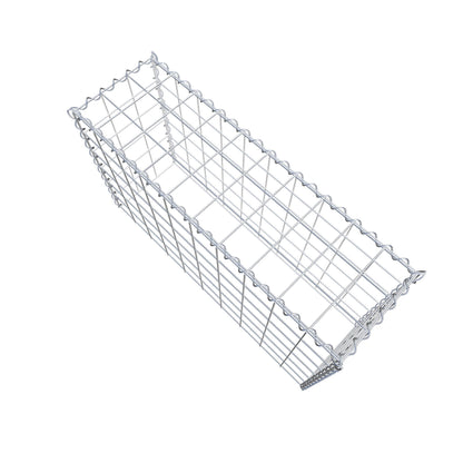 Anbaugabione Typ 3 100 cm x 60 cm x 30 cm (L x H x T), Maschenweite 10 cm x 10 cm, Spirale