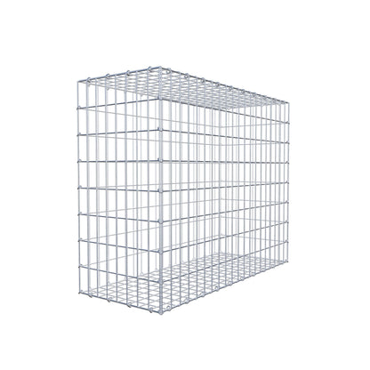 Gabione 100 cm x 80 cm x 40 cm (L x H x T), Maschenweite 5 cm x 10 cm, C-Ring