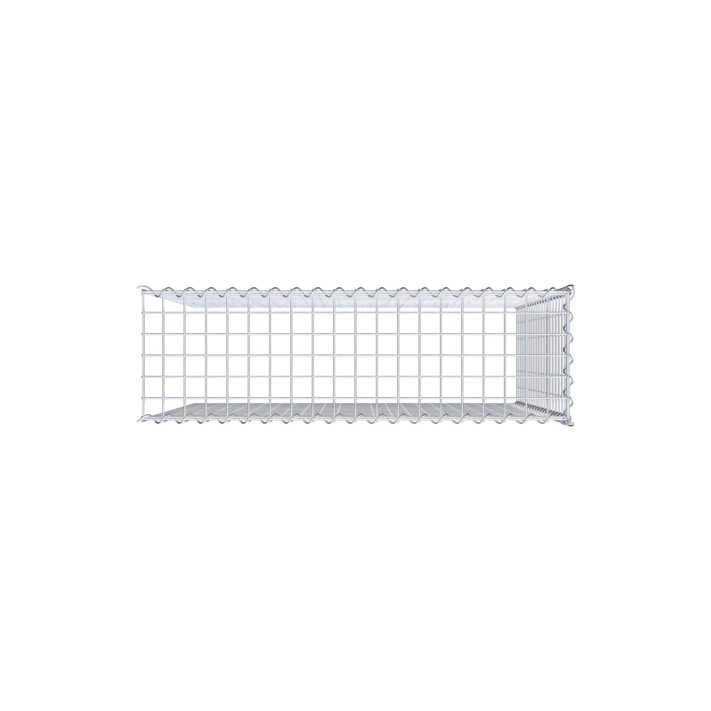 Extra gabion typ 4 100 cm x 100 cm x 30 cm (L x H x D), maskstorlek 5 cm x 5 cm, spiral