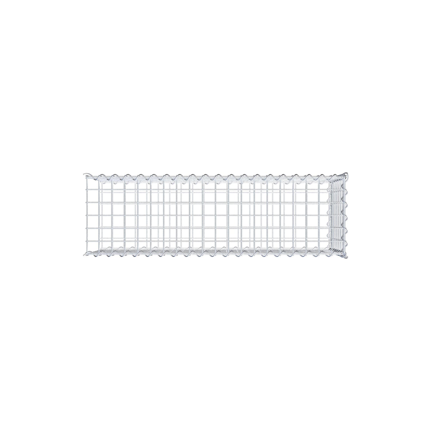Påväxt gabion typ 2 100 cm x 40 cm x 30 cm (L x H x D), maskstorlek 5 cm x 5 cm, spiral