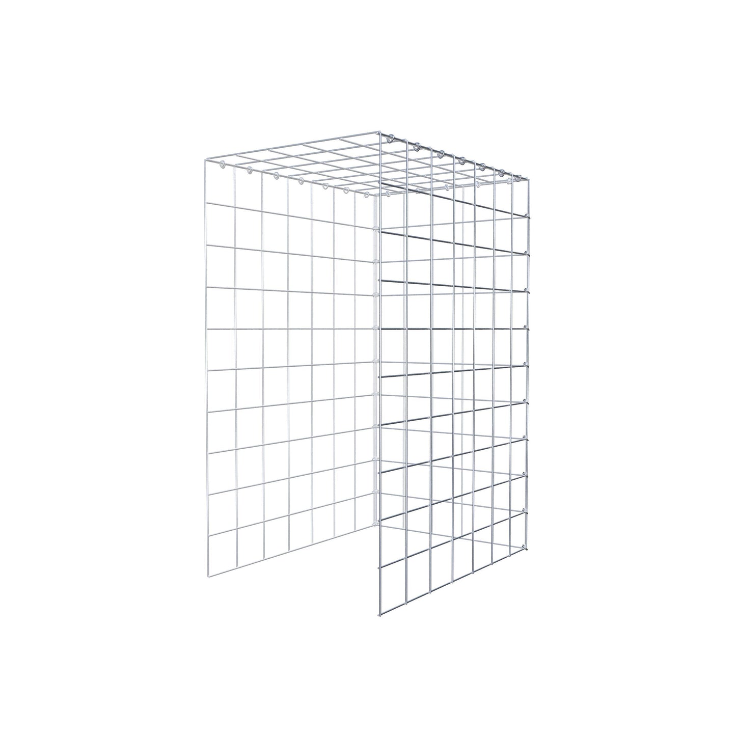 Fourche rapportée type 4 100 cm x 70 cm x 50 cm (L x H x P), mailles 10 cm x 10 cm, anneau C