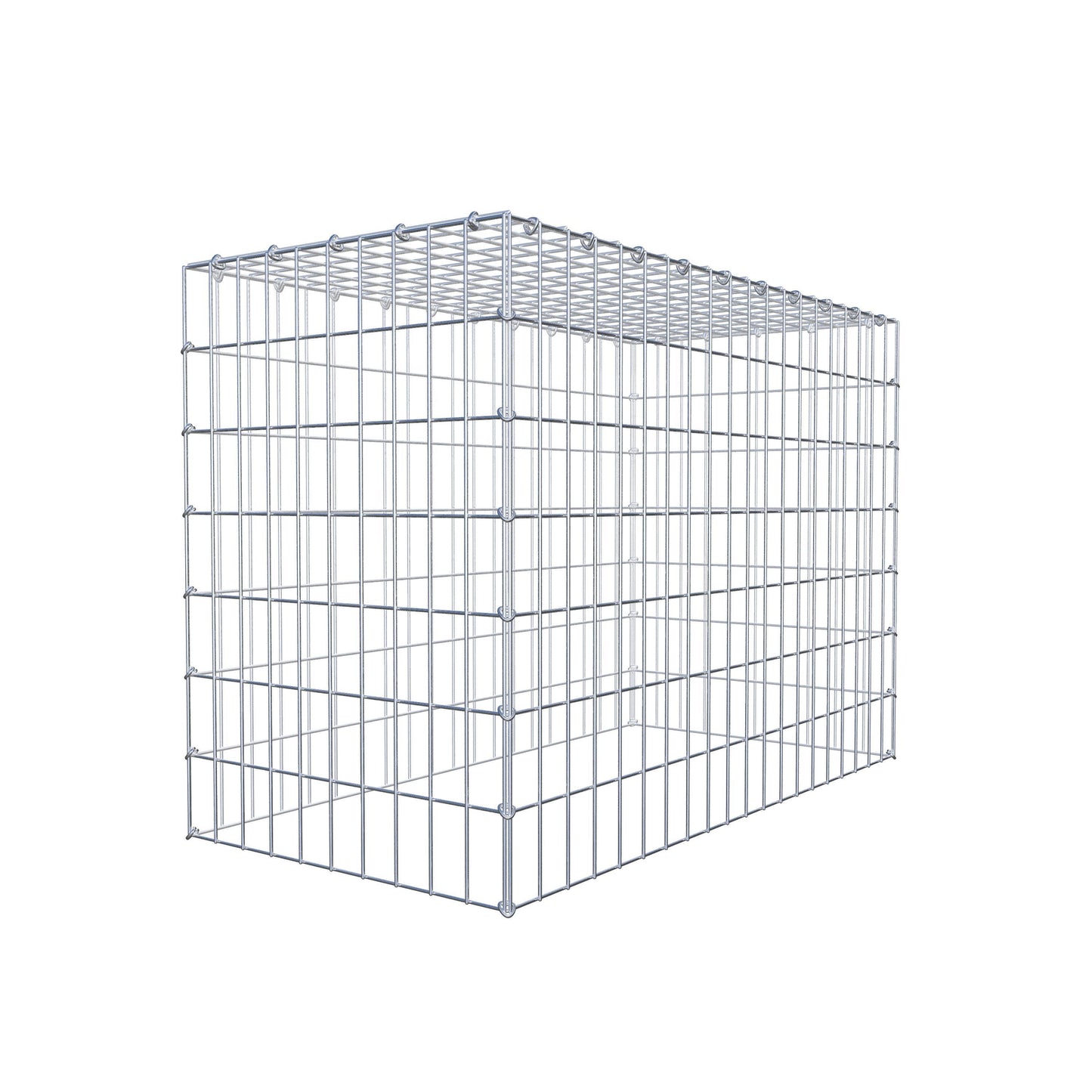 Gavión complementario de tipo 3 100 cm x 70 cm x 50 cm (L x A x P), malla 5 cm x 10 cm, anillo en C